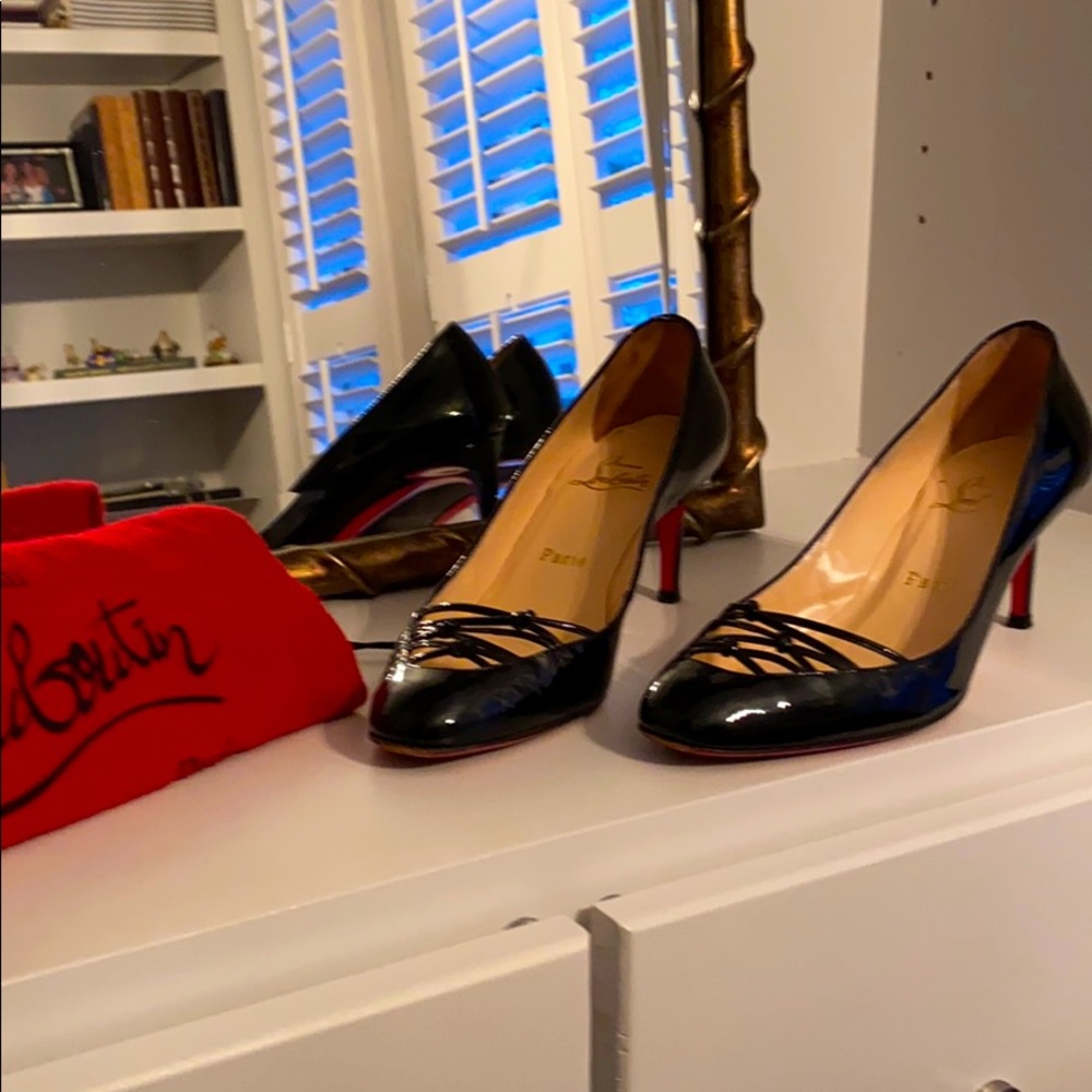 Black Christian Louboutin heels